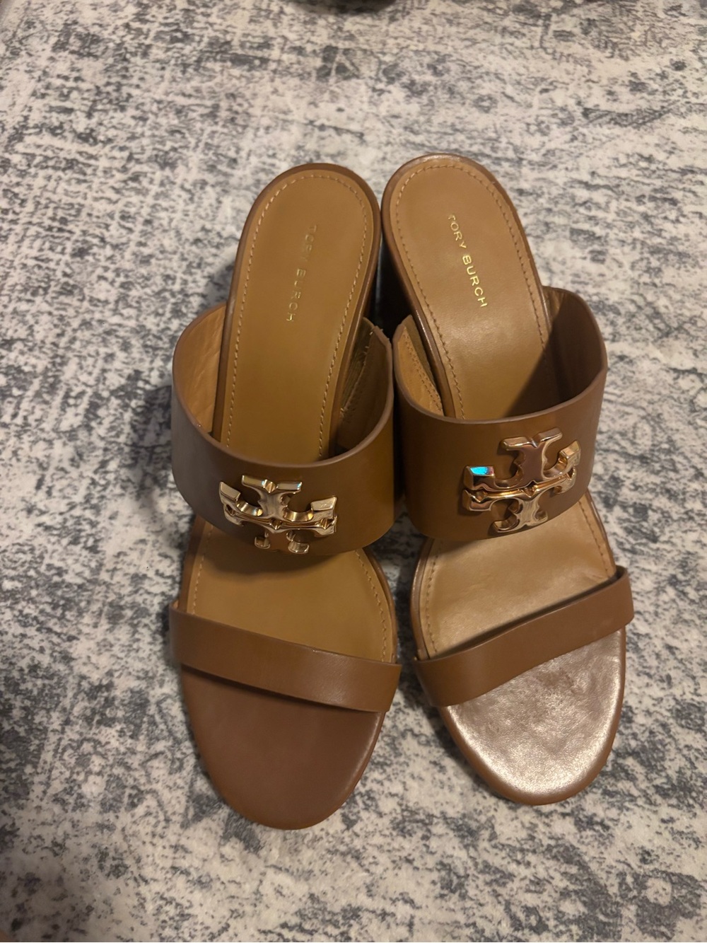Tory Burch Everly wedge sandals size 10